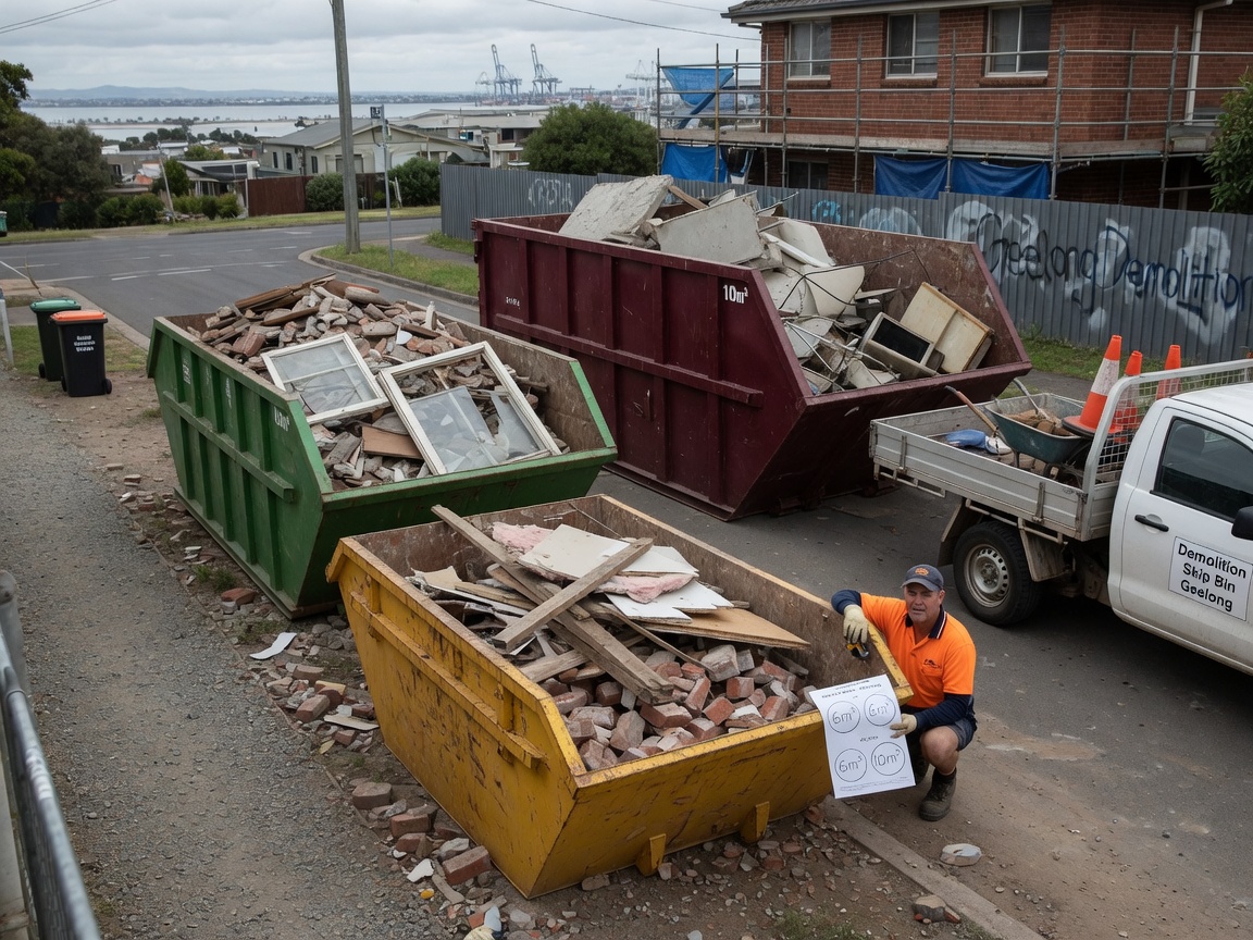 Demolition Skip Bin Hire Geelong: What Size Do You Need?